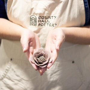 Clay Flowers Workshop with County Hall Arts resident artist Yasemin Gava